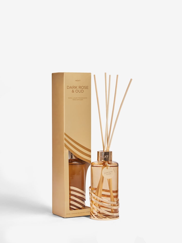 Dark Rose and Oud 180ml Fragranced Reed Diffuser - Image 3 of 3