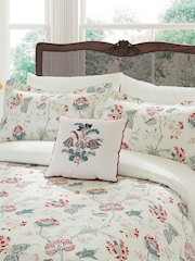 V&A Duck Egg/Teal Palampore Trail Cotton Duvet Cover Set - Image 1 of 4