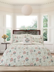 V&A Duck Egg/Teal Palampore Trail Cotton Duvet Cover Set - Image 2 of 4