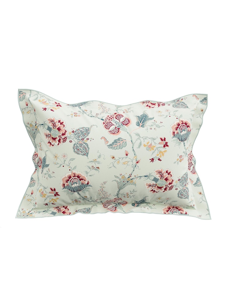 V&A Duck Egg/Teal Palampore Trail Cotton Duvet Cover Set - Image 4 of 4