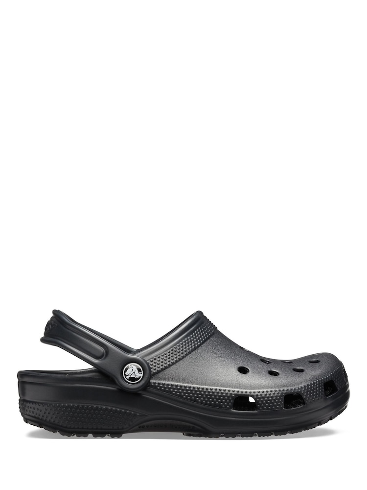 Crocs Black Adults Classic Clogs - Image 1 of 7