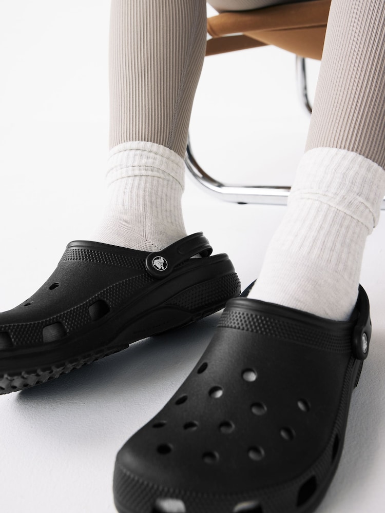 Schwarz - Crocs Erwachsene Klassische Clogs - Bild 14 von 14