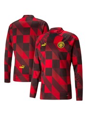 Puma Red Manchester City Prematch Sweat Top - Image 1 of 3