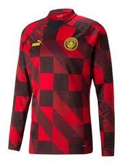 Puma Red Manchester City Prematch Sweat Top - Image 2 of 3