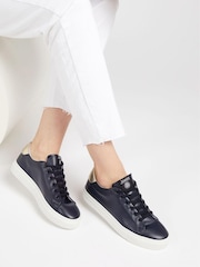Jones Bootmaker Consciously Crafted Tillie Apple Leather Trainers - Image 6 of 6
