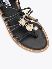 Steve Madden Black La Charmer Sandals - Image 3 of 4