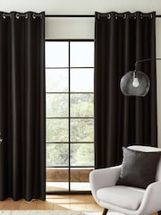 Catherine Lansfield Faux Fur Soft and Cosy Draught Excluder Curtains - Imagem 1 de 9