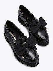 KG Kurt Geiger Black Maple Bow Loafers - Image 3 of 5