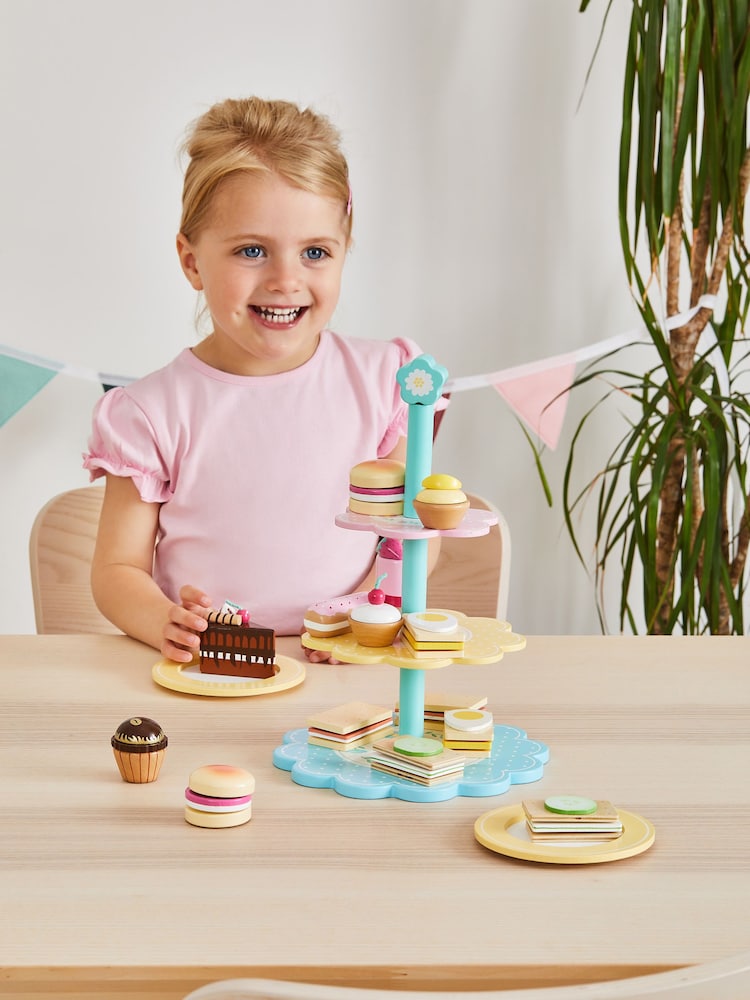 JoJo Maman Bébé Wooden High Tea Set - Image 9 of 9