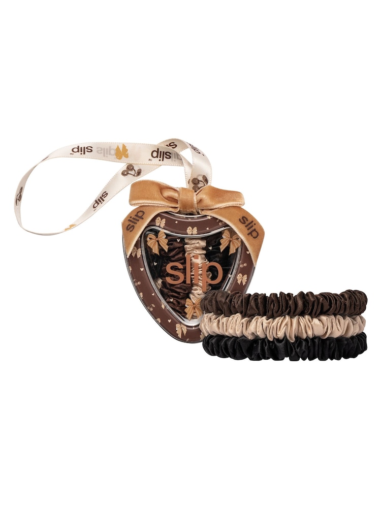 Slip Betty Pure Silk Skinny Scrunchie Trio Christmas Ornament (Worth £33) - Image 1 of 8