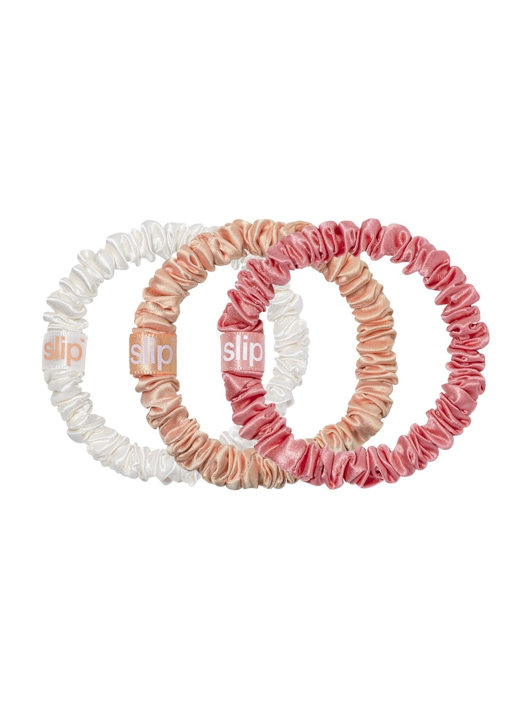 Slip noelle Pure Silk Skinny Scrunchie Trio Christmas Cracker (Worth £33) - Image 2 of 8 Slip noelle Pure Silk Skinny Scrunchie Trio Christmas Cracker (Worth £33) - Image 2 of 8