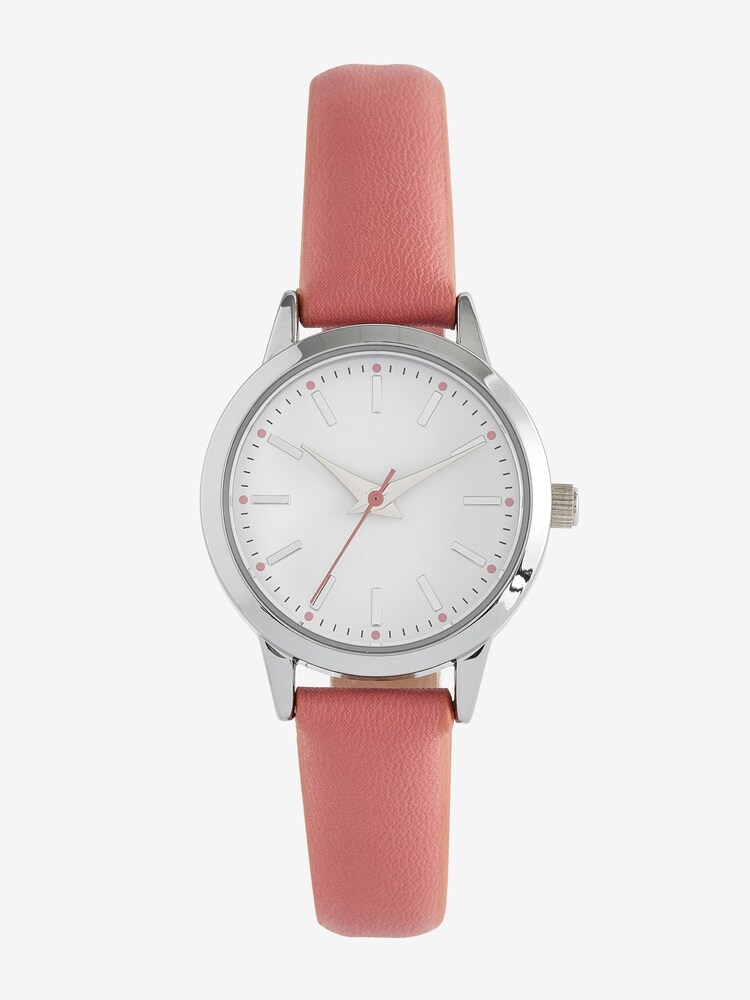 Red Skinny Strap Watch - Image 2 of 4