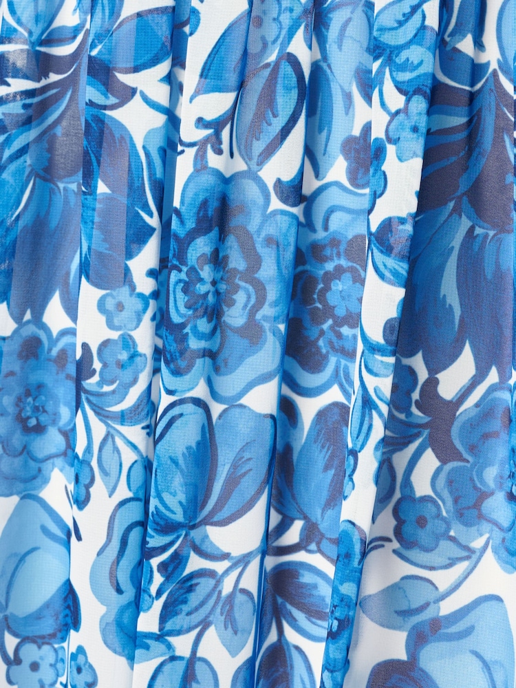 Adrianna Papell Floral Border Gown - Image 6 of 6
