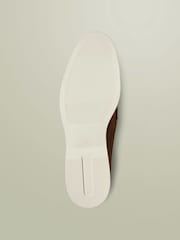 Charles Tyrwhitt Brown Suede Slip On Loafers - Image 4 of 4