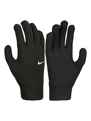 Nike Black Swoosh Kids Knit Gloves 2.0 - Image 3 of 3