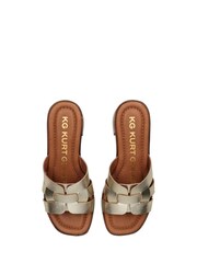 KG Kurt Geiger Gold Remy Sandals - Image 5 of 5