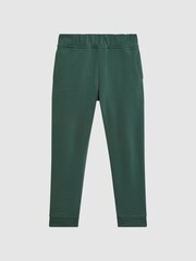 Reiss Midnight Green Ali Garment Dye Cotton Jersey Joggers - Image 2 of 7