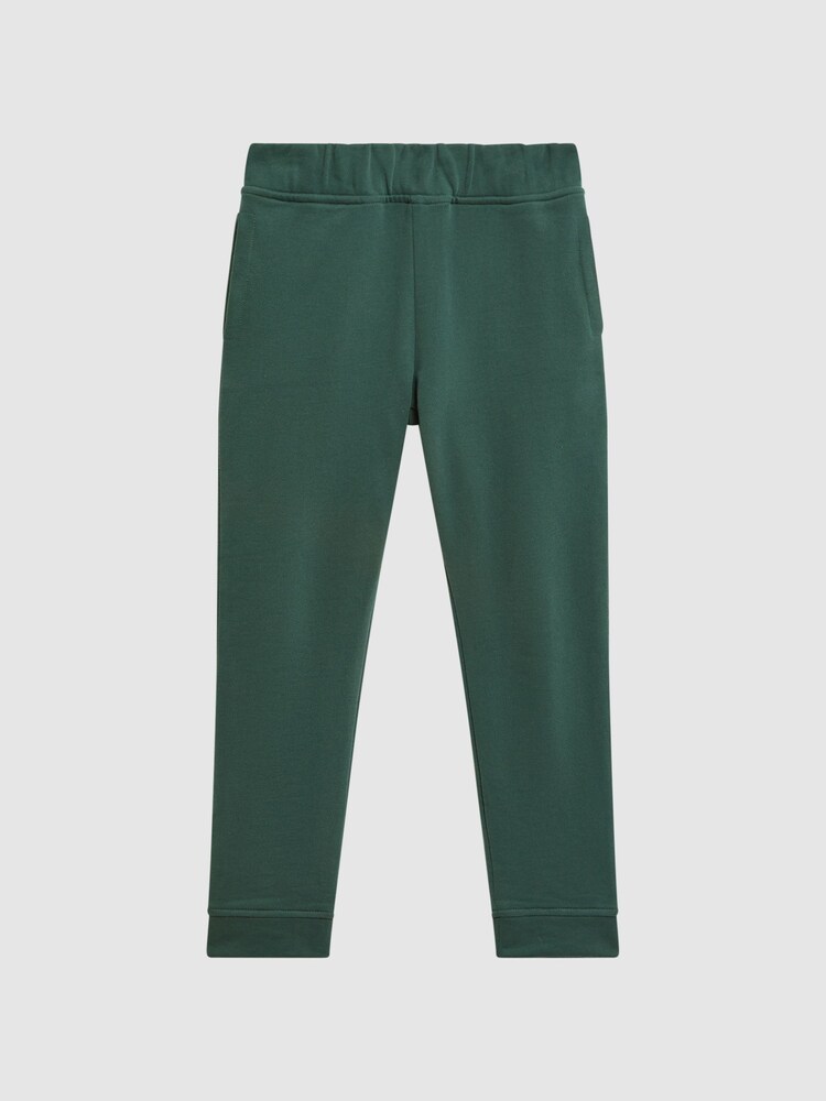 Reiss Midnight Green Ali Garment Dye Cotton Jersey Joggers - Image 2 of 7