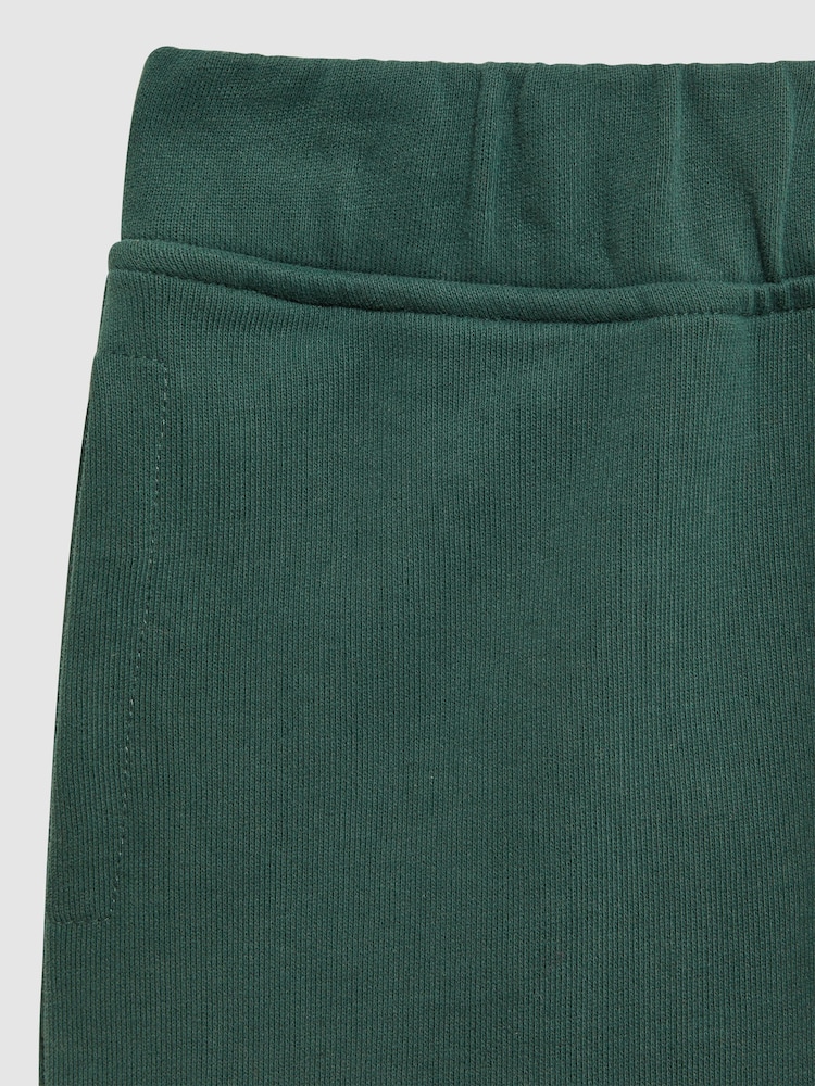 Reiss Midnight Green Ali Garment Dye Cotton Jersey Joggers - Image 7 of 7