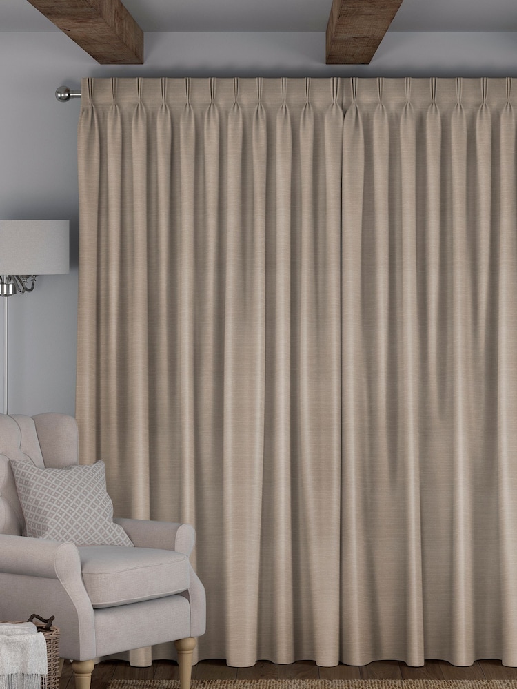Praline Natural Voyage Maison Jasper Made To Measure Curtains - Image 2 of 8