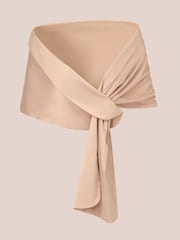 Adrianna Papell Cream Pull Thru Wrap Cover-Up - Image 4 of 4