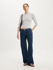 Cotton On Blue Low Rise Straight Jeans - Image 1 of 7