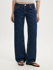 Cotton On Blue Low Rise Straight Jeans - Image 5 of 7