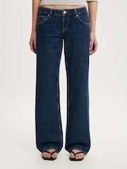 Cotton On Blue Low Rise Straight Jeans - Image 7 of 7