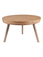 Jual Oak San Francisco Round Coffee Table - Image 2 of 3