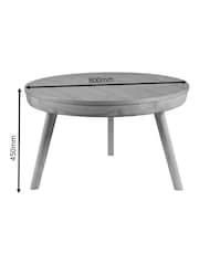 Jual Oak San Francisco Round Coffee Table - Image 3 of 3