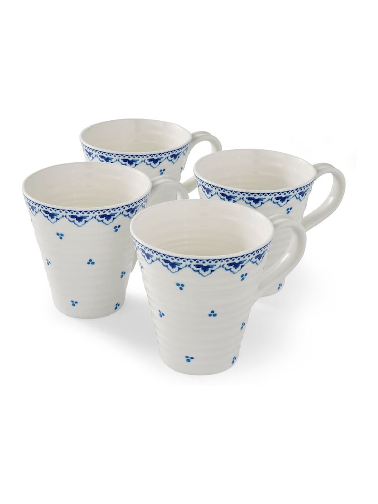 Sophie Conran Set of 4 White Mugs - Image 2 of 6