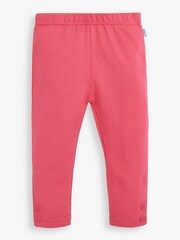 JoJo Maman Bébé Blue 2-Pack Girls' Cherry Print & Pink Leggings - Image 3 of 5