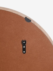 French Connection White Wash Mango Wood Round Mirror - Image 5 of 5