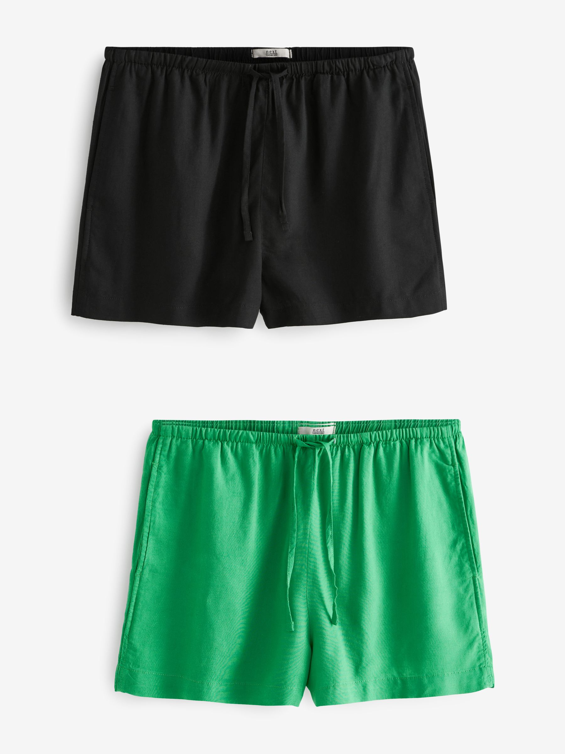 Green tie shorts hot sale