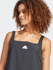 adidas Black Sportswear City Escape Summer Dress - Image 5 of 6