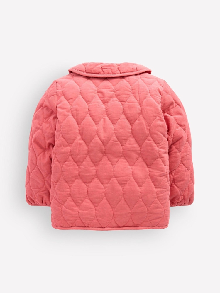 Boden Pink Quilted Cord Jacket - Image 2 of 3
