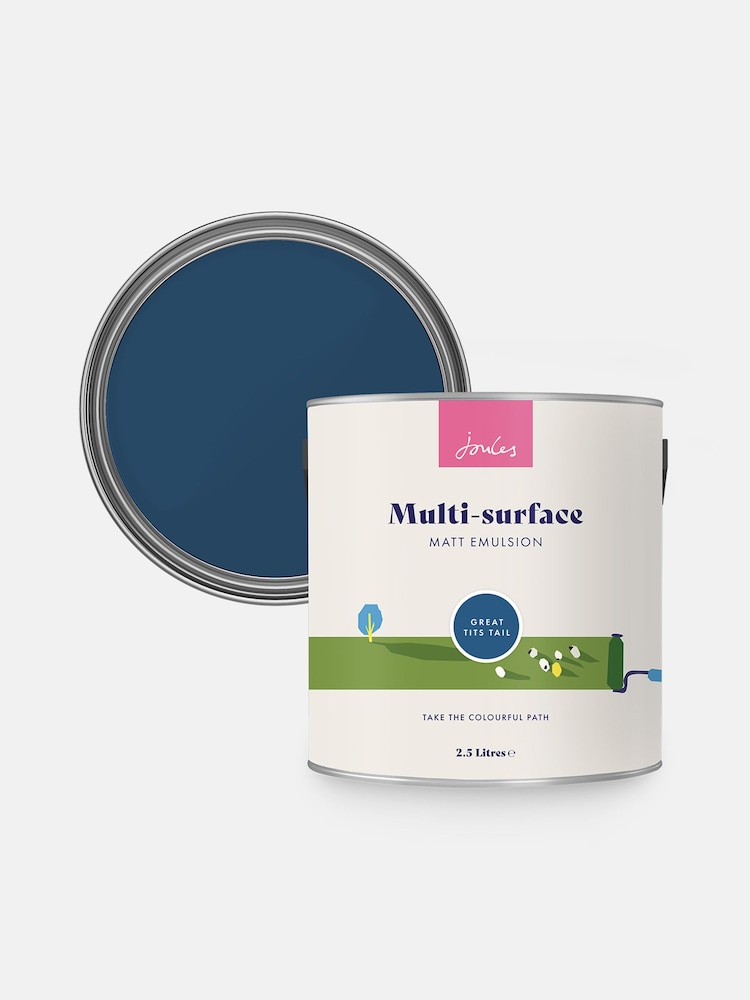 Joules Great Tits Tail Multi Surface Matt Emulsion - Image 4 of 4