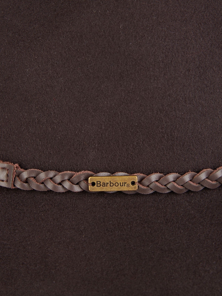 Barbour® Brown Tack Fedora - Image 3 of 3 Barbour® Brown Tack Fedora - Image 3 of 3