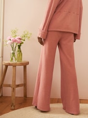 Laura Ashley Pink Wide Leg Lounge Co-ord Trousers - Image 2 of 7