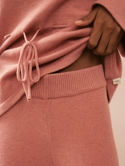 Laura Ashley Pink Wide Leg Lounge Co-ord Trousers - Image 4 of 7
