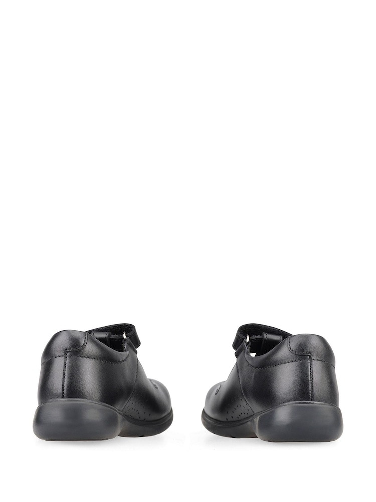 Start Rite Black Standard Fit Star Jump T-Bar Leather School Shoes - Image 7 of 7