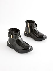 Baker by Ted Baker Girls Chelsea Boots with Bow - Image 1 of 6