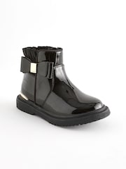Baker by Ted Baker Girls Chelsea Boots with Bow - Image 3 of 6