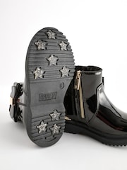 Baker by Ted Baker Girls Chelsea Boots with Bow - Image 4 of 6
