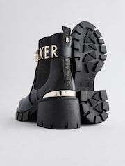 Baker by Ted Baker Girls Chunky Heel Black Boots - Image 6 of 7