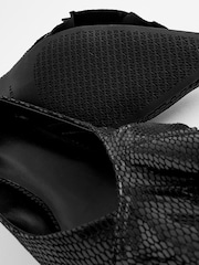 Black Forever Comfort® Ruffle Kitten Heel Court Shoes - Image 5 of 5