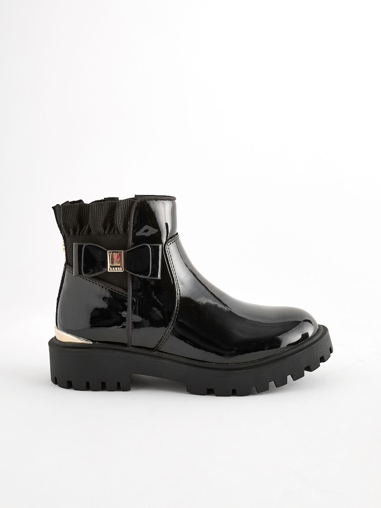 Baker by Ted Baker Girls Chelsea Boots With Bow - Image 1 of 6