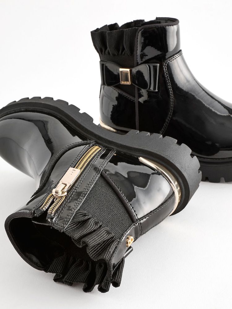Baker by Ted Baker Girls Chelsea Boots With Bow - Image 6 of 6