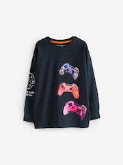 Manette de jeu Noir/Rose - Lot de 2 pyjamas à manches longues (3-16ans) - Image 4 de 7