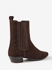 Mint Velvet Brown Kirsten Suede Ankle Boots - Image 5 of 7